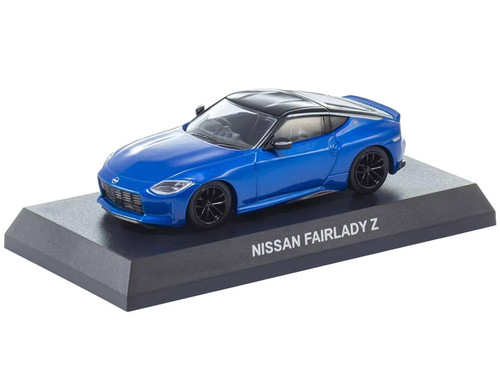 1/64 Kyosho Mini Car & Book Nissan Fairlady Z Limited Edition (Blue) Car Model