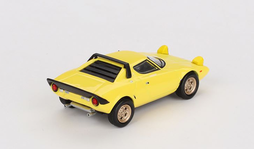 1/64 Mini GT Lancia Stratos HF Stradale Giallo Fly Yellow Diecast Car Model