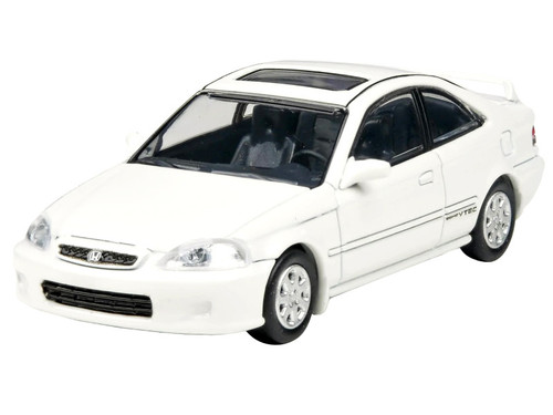 1/64 Paragon 1999 Honda Civic Si EM1 (Taffeta White) Diecast Car Model