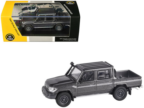 1/64 Paragon 2014 Toyota Land Cruiser LC79 (Grey) Diecast Car Model