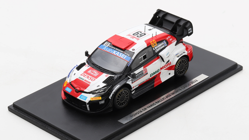 1/43 Spark 2022 Toyota GR Yaris Rally1 #69 4th Rallye Monte Carlo Toyota Gazoo Racing WRT Kalle Rovanperä, Jonne Halttunen Car Model