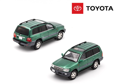 1/64 GCD Toyota Land Cruiser 100 (LHD) (Green) Diecast Car Model