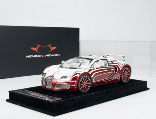 1/18 HH Model Bugatti Veyron Lor Metallic Red