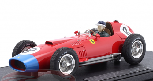 1/18 GP Replicas 1957 Formula 1 Mike Hawthorn Ferrari 801 #8 2nd Germany GP Car Model with Driver Figure