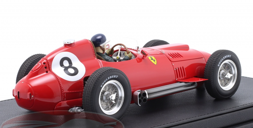 1/18 GP Replicas 1957 Formula 1 Mike Hawthorn Ferrari 801 #8 2nd Germany GP Car Model with Driver Figure