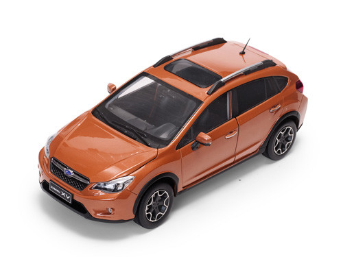 MINOR DAMAGED AS-IS 1/18 Sunstar Subaru XV Crosstrek (Orange) Diecast Car Model