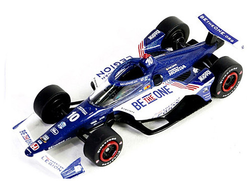 Dallara IndyCar #10 Alex Palou "American Legion" Chip Ganassi Racing Champion "NTT IndyCar Series" (2023) 1/64 Diecast Model Car by Greenlight