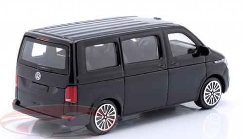 1/43 BBurago 2020 Volkswagen VW T6 Multivan (Black) Diecast Car Model
