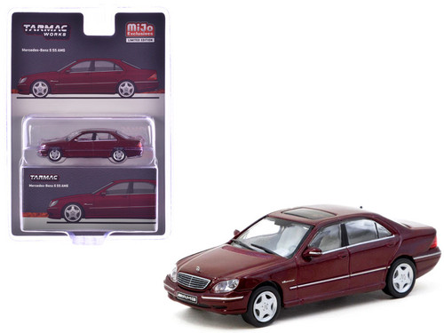 でぃーえす 1/64 Tarmac Works Mercedes-Benz S55 AMG (Bordeaux Red