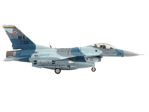 Lockheed F-16C Fighting Falcon Fighter Aircraft "Blue Flanker 64th Aggressor Squadron Nellis Air Force Base" (2012) United States Air Force "Air Power Series" 1/72 Diecast Model by Hobby Master