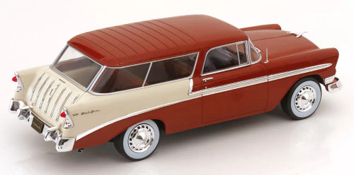 1/18 KK-Scale 1956 Chevrolet Bel Air Nomad Custom (Brown Metallic) Diecast Car Model