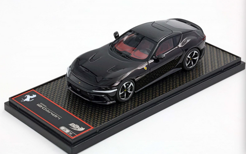 1/43 BBR Ferrari 12 Cilindri Coupe (Black Purosangue) Car Model