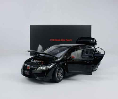 1/18 Well Honda Civic Type-R (FD2) Black Diecast Car Model 1/18 Well Honda Civic Type-R (FD2) Black Diecast Car Model