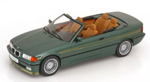 1/18 ModelCarGroup 1996 BMW E36 Alpina B3 3.2 Convertible (Green Metallic) Diecast Car Model