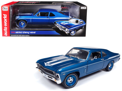 1969 Chevy Nova Diecast Model | Blue '69 Yenko Nova