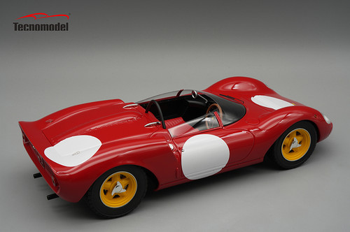 1/18 Tecnomodel Ferrari 206 Dino SP Press SEFAC 1965 Limited Edition Car Model