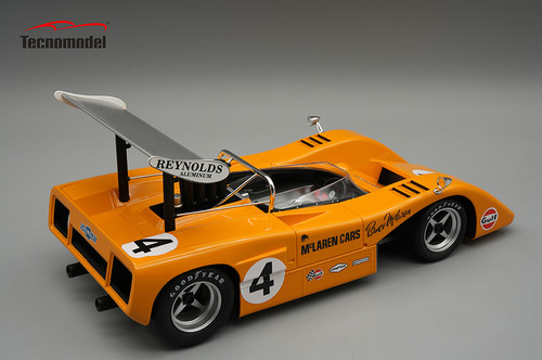 1/18 Technomodel 1968 McLaren M8A #4 Winner Riverside Can-Am