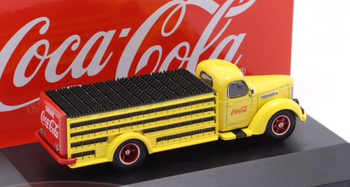 1/72 Edicola 1948 International KB8 Coca-Cola Delivery Truck (Yellow) Car Model