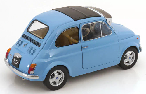 1/12 KK-Scale 1968 Fiat 500 F Custom (Blue) Diecast Car Model