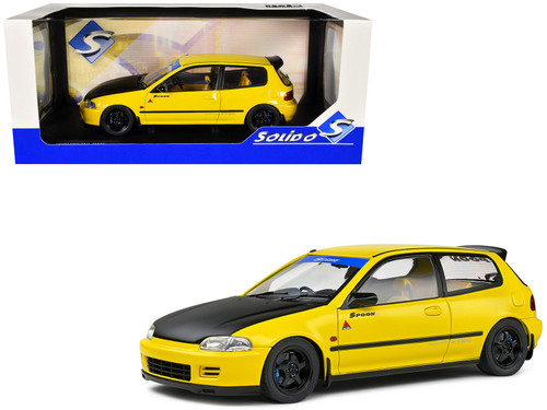 1/18 Solido 1991 Honda Civic EG6 Spoon Version (Yellow