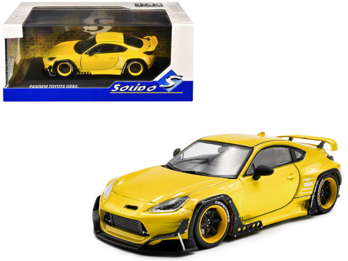 1/43 Solido 2022 Toyota GT86 Rocket Bunny (Yellow) Diecast Car