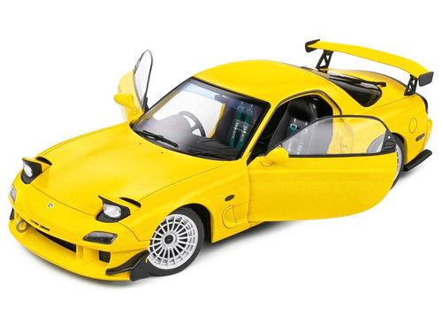 1/18 Solido 1994 Mazda RX-7 RX7 FD RS Streetfighter (Yellow) Diecast Car Model