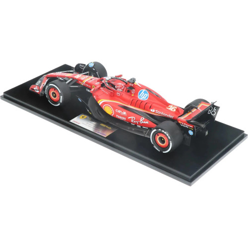 1/18 LookSmart 2024 Formula 1 Ferrari SF-24 Monaco GP Winner #16 Charles Leclerc Car Model