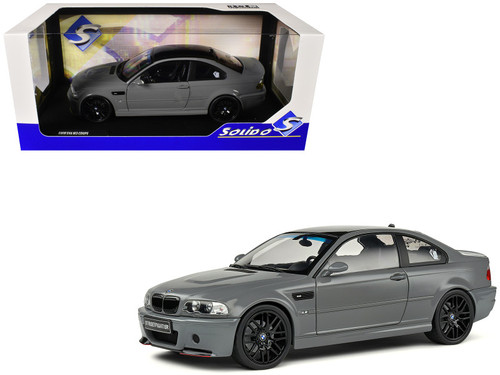 1/18 Solido 2000 BMW M3 E46 Coupe Streetfighter (Grey) Diecast Car