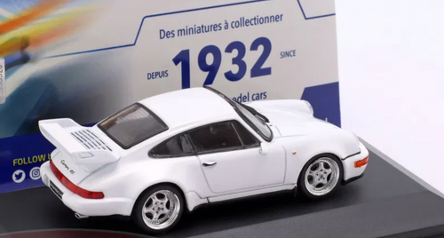 1/43 Solido 1994 Porsche 911 964 RS 3.8 (White) Diecast Car Model