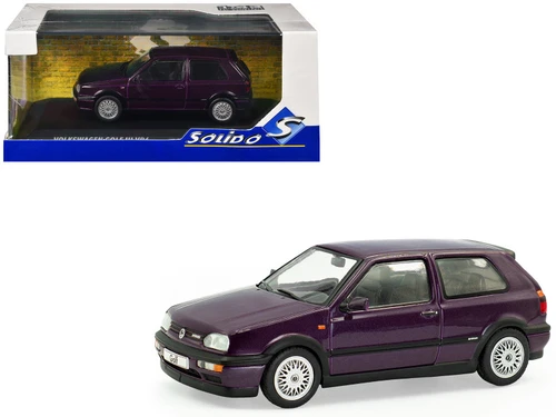 1/43 Solido 1994 Volkswagen VW Golf MK III VR6 (Purple) Diecast Car Model