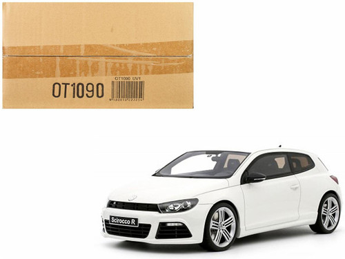 1/18 OTTO 2008 Volkswagen VW Scirocco 3 R Phase 1 (White) Car