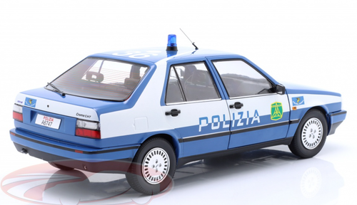 1/18 Mitica 1987 Fiat Croma CHT Police Italy (Light Blue) Diecast Car Model
