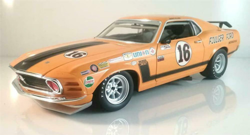 1/18 ACME Foulger Ford 1970 Boss 302 Mustang (Yellow) Diecast Car Model Limited 450