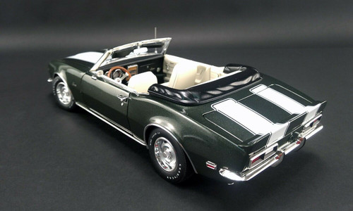 1/18 ACME 1968 Chevrolet Chevy Camaro Z/28 Z28 Convertible (1 of 1 Z28 Convertible) (Green) Diecast Car Model Limited 570