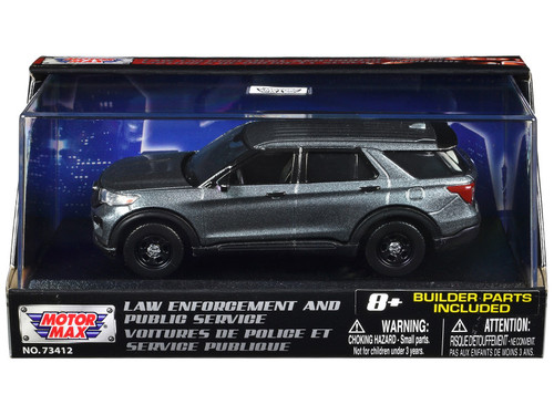 2022 Ford Police Interceptor Utility Black Unmarked 