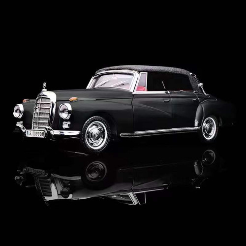 【新品】1/64 GFCC Mercedes Benz 300D Black GFCC 1/64 Scale Mercedes-Benz 300D 1959 Black Diecast Car