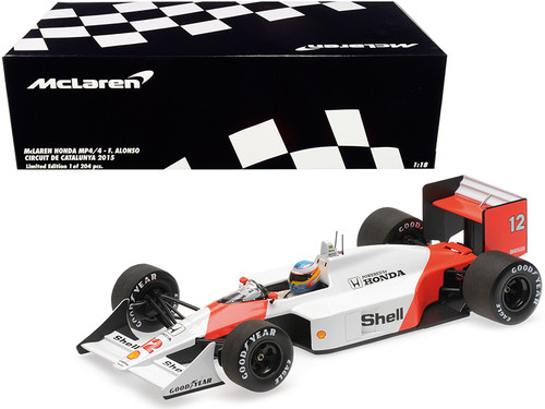 1/18 Minichamps McLaren Honda MP4/4 #12 Fernando Alonso Circuit de