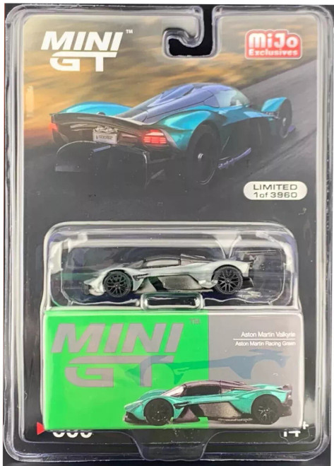 CHASE CAR 1/64 Mini GT Aston Martin Valkyrie (Chrome Silver