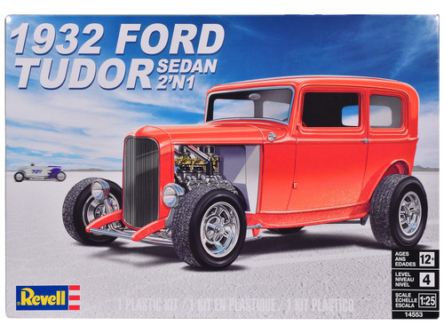 Level 4 Model Kit 1932 Ford Tudor Sedan 2-in-1 Kit 1/25 Scale