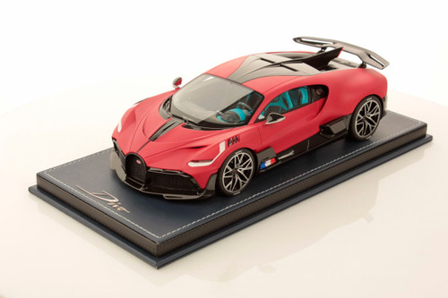 1/18 MR Collection Bugatti Veyron Vitesse White and Light Blue