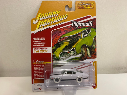 ぱんだ 1969 Plymouth Barracuda Orange with Black Stripes 