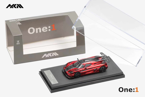 1/64 HKM Koenigsegg Agera One:1 (Chrome Red) Diecast Car Model