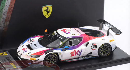 1/43 Looksmart Ferrari 296 GT3 No.93 SKY - Tempesta Racing 24H Spa 2024 E. Cheever – J. Hui – L. Wadoux – C. Froggatt Car Model