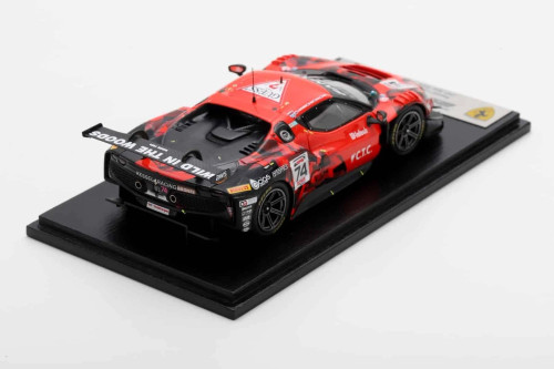 1/43 Looksmart Ferrari 296 GT3 No.74 Kessel Racing 24H Spa 2024 J. Hartshorne – B. Tuck – C. Hull – M. Bell Car Model