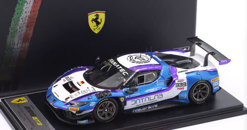 1/43 Looksmart Ferrari 296 GT3 No.333 Rinaldi Racing - Francorchamps Motors 24H Spa 2024 C. Hook – F. Fernandez Laser – F. Crestani – D. Perel Car Model 1/43 Looksmart Ferrari 296 GT3 No.333 Rinaldi Racing - Francorchamps Motors 24H Spa 2024 C. Hook – F. Fernandez Laser – F. Crestani – D. Perel Car Model
