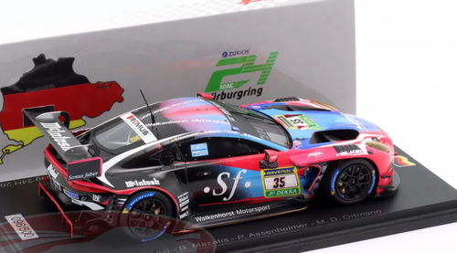 1/43 Spark Aston Martin Vantage AMR GT3 EVO No.35 Walkenhorst Motorsport 24H Nürburgring 2024 C. Hull – B. Mazatis – P. Assenheimer – M. D. Ortmann Car Model