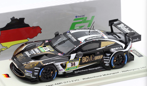 1/43 Spark Aston Martin Vantage AMR GT3 EVO No.34 Walkenhorst Motorsport 24H Nürburgring 2024 C. Krognes – J. Giermaziak – D. Pittard – N. Thiim Car Model