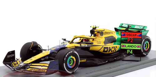 1/18 Spark 2024 Formula 1 McLaren F1 Team MCL38 Monaco GP 4th Place #4 Lando Norris Car Model