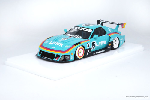 1/18 Inno Mazda RX-7 RX7 (FD3S) LB-Super Silhouette #15 (Blue) Car