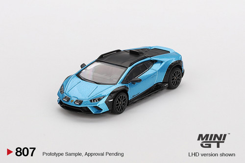 MINI GT Lamborghini Huracán STO Blu 475 MINI GT Lamborghini Huracan STO Blue #475 (LorR Random